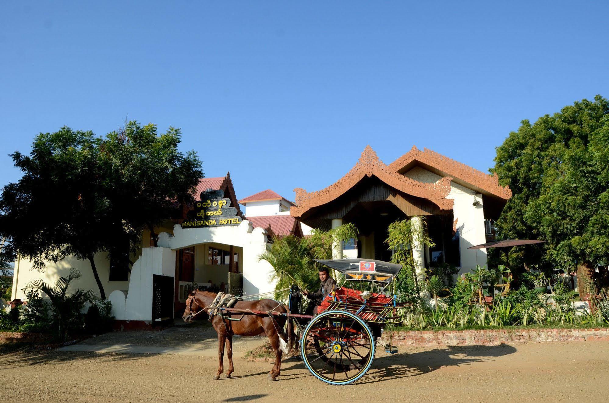 Manisanda Hotel Bagan Bagian luar foto